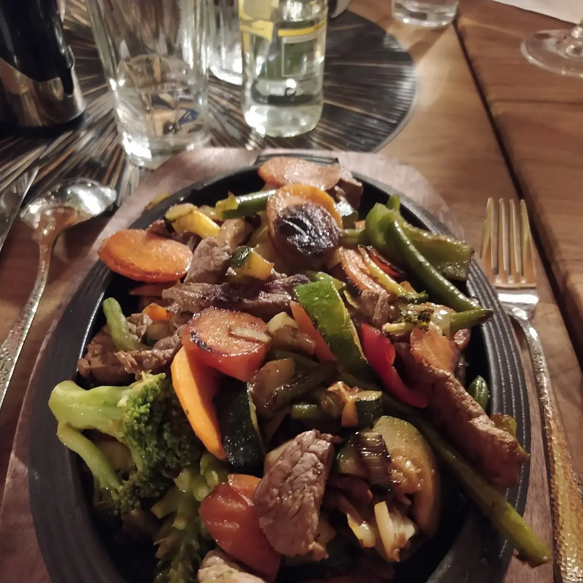 Gemüsepfanne Mit Rind
