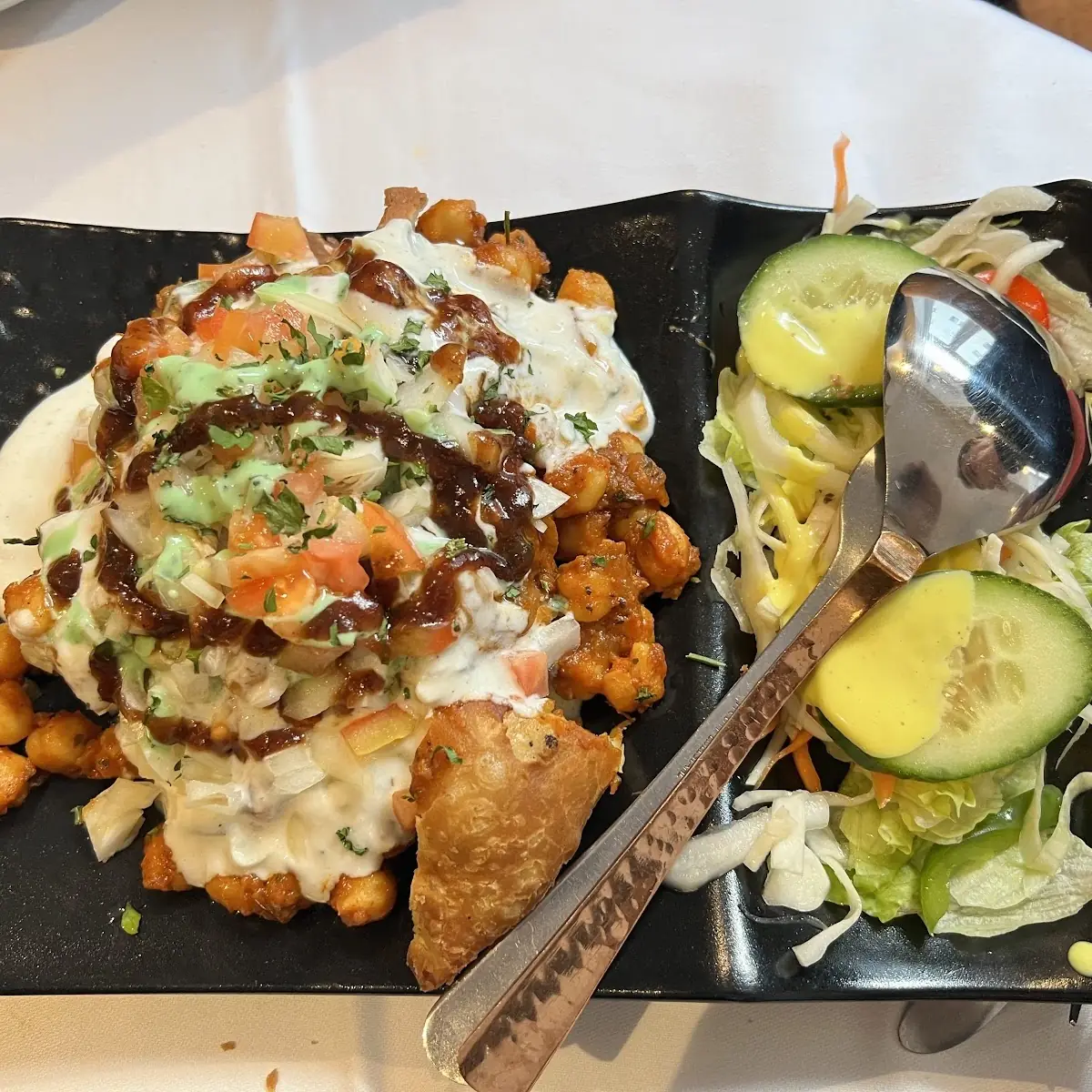 Samosa Chole Chaat