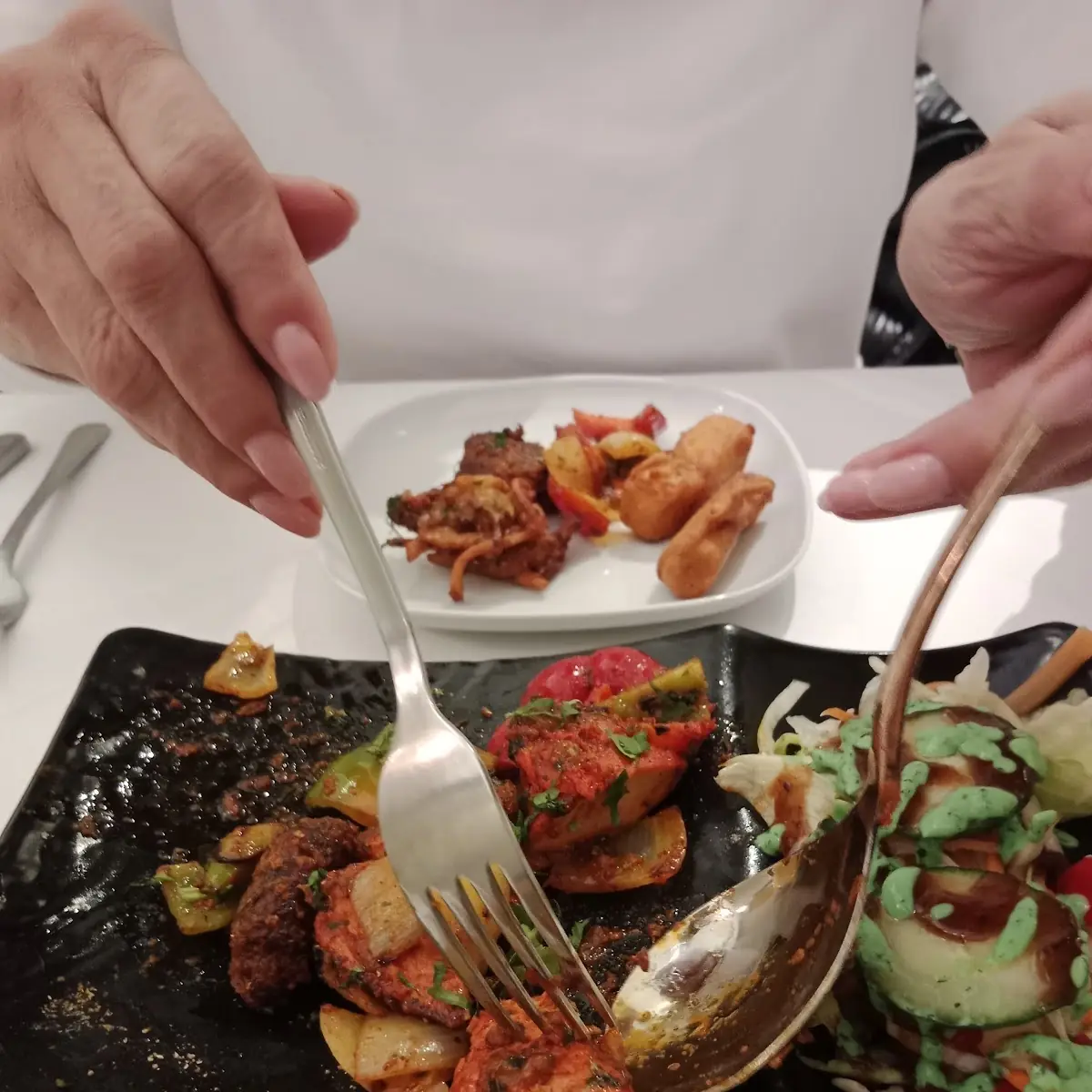 Vorspeisen Teller Zusammengestellt Vom Chef Herrn Ishu