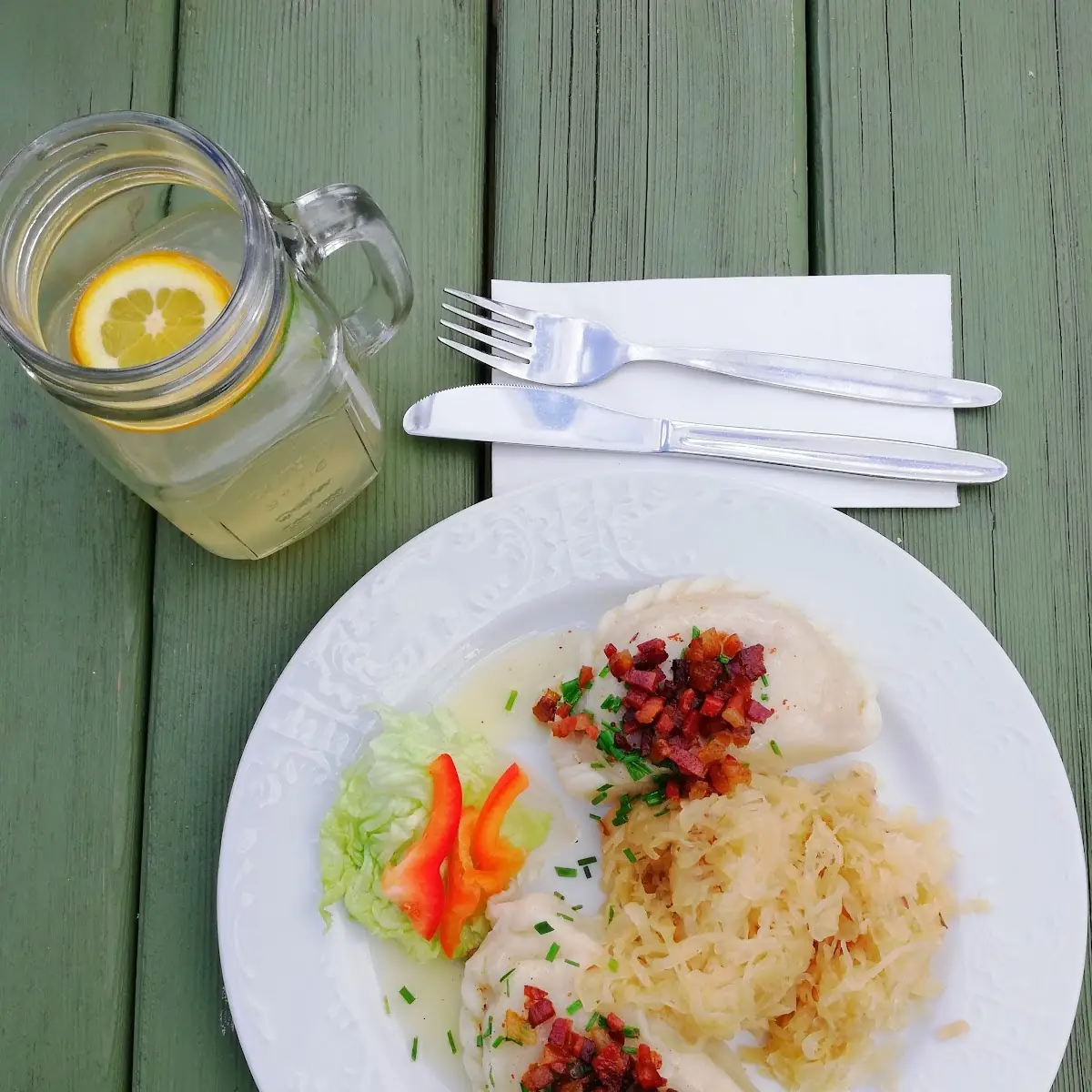 Fleischnudeln Mit Sauerkraut