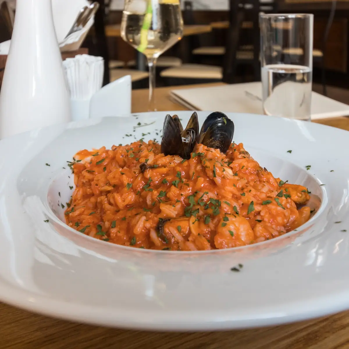 Meeresfrüchte Risotto