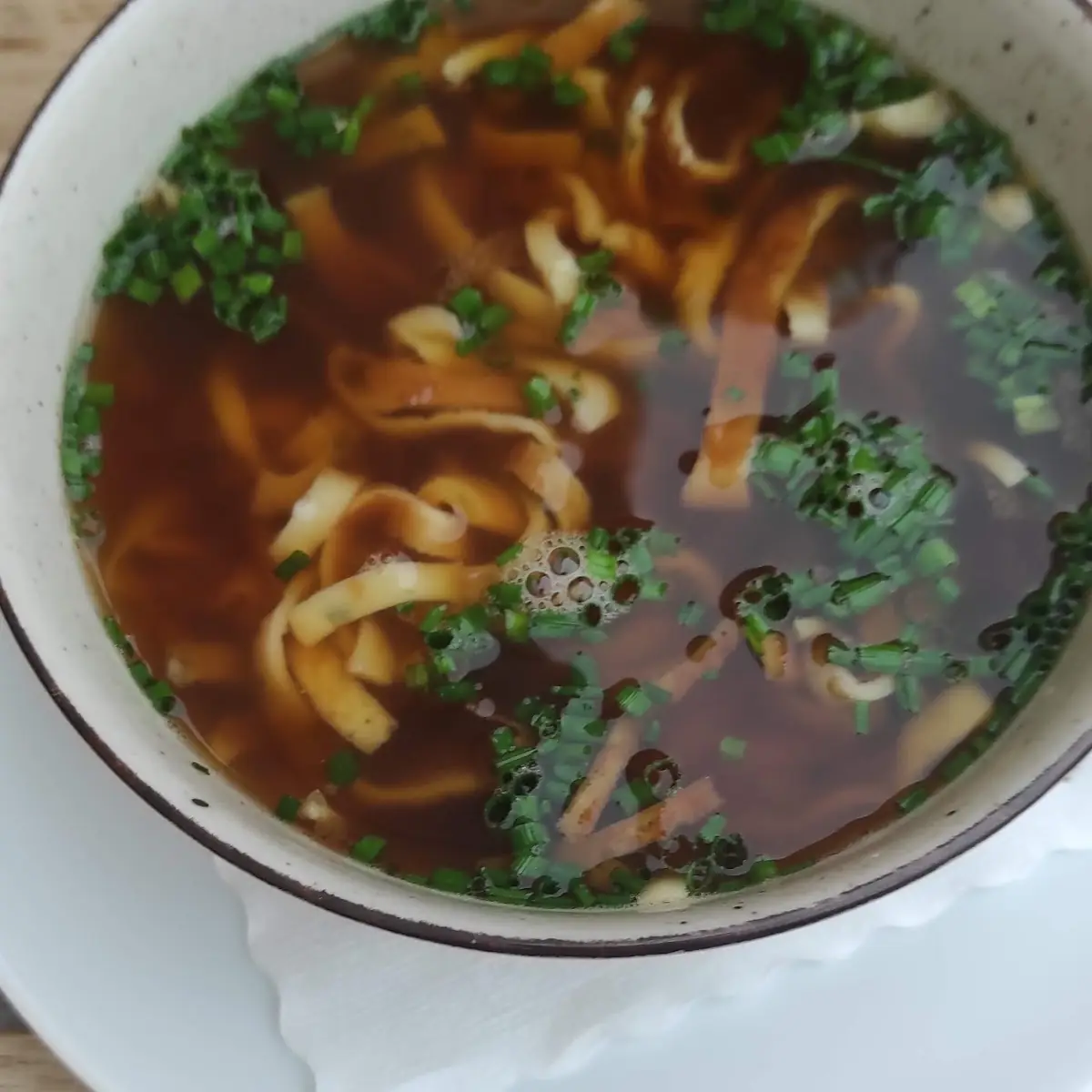 Rindssuppe Mit Frittaten