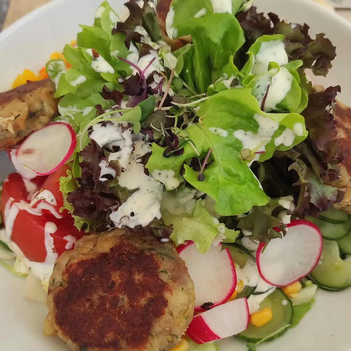 Salat Mit Pressknödl