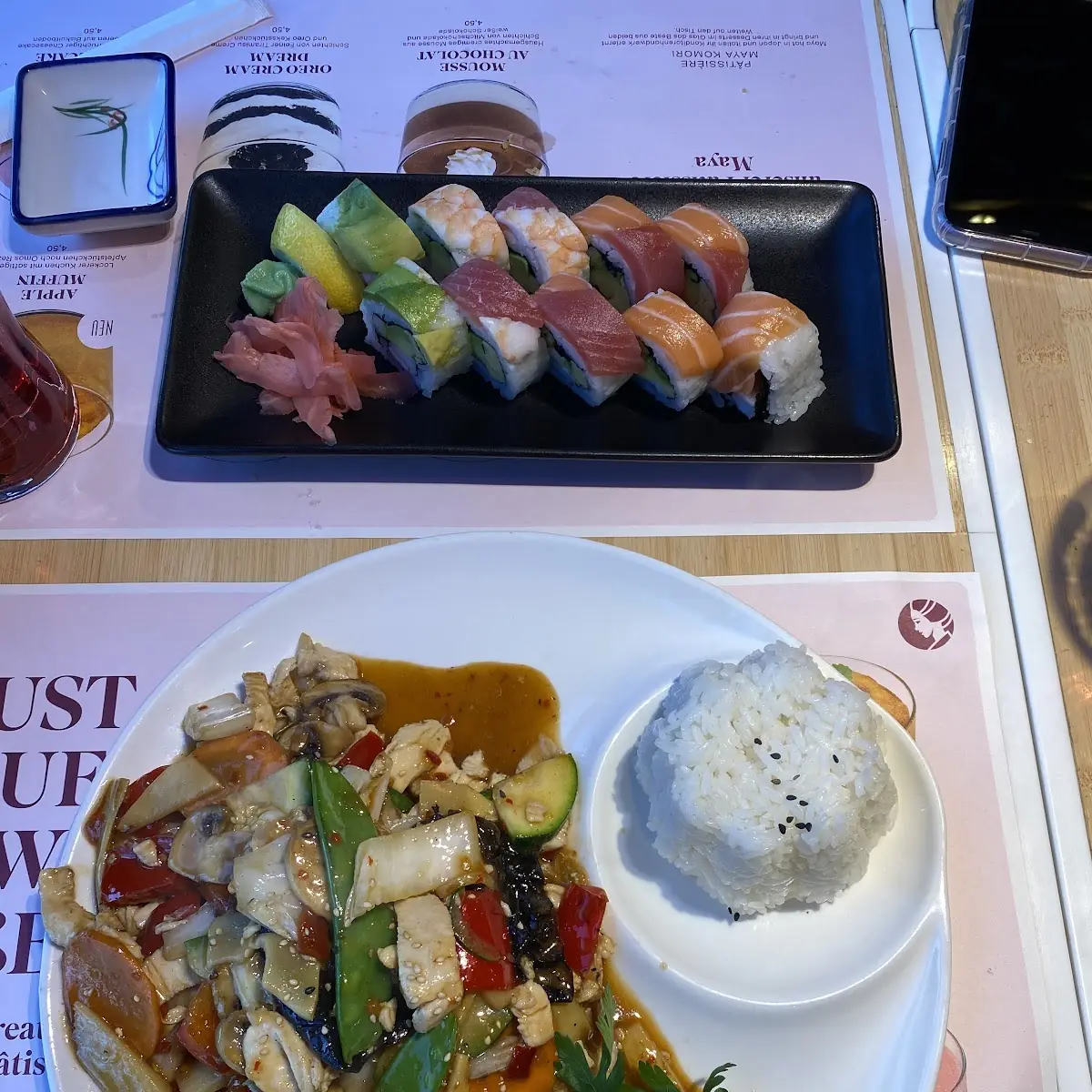 Sezchuan Chicken & Sekura Maki