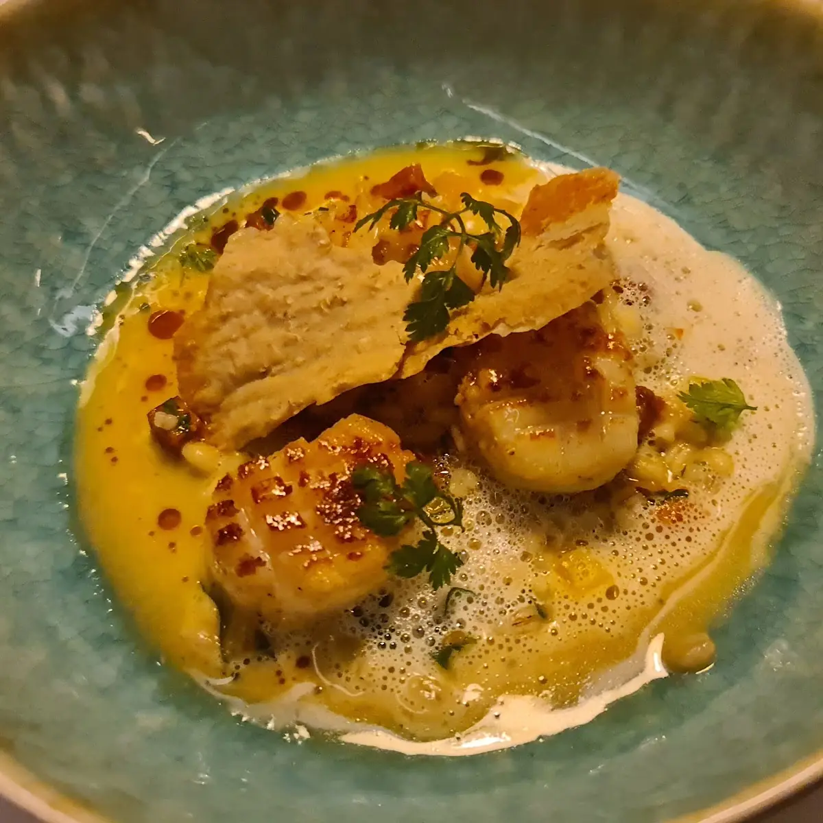 Gebratene Jakobsmuschel