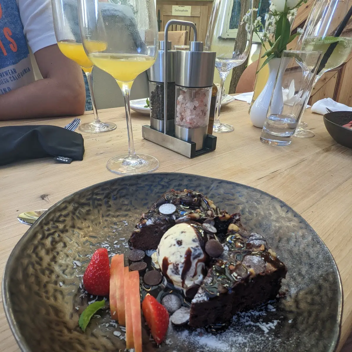 Brownie Mit Eis