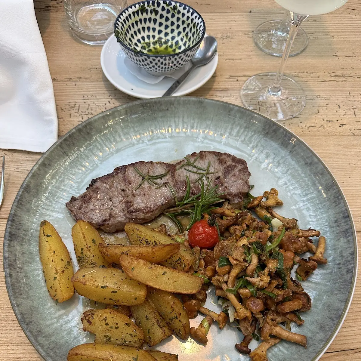 Steak Mit Eierschwammerl