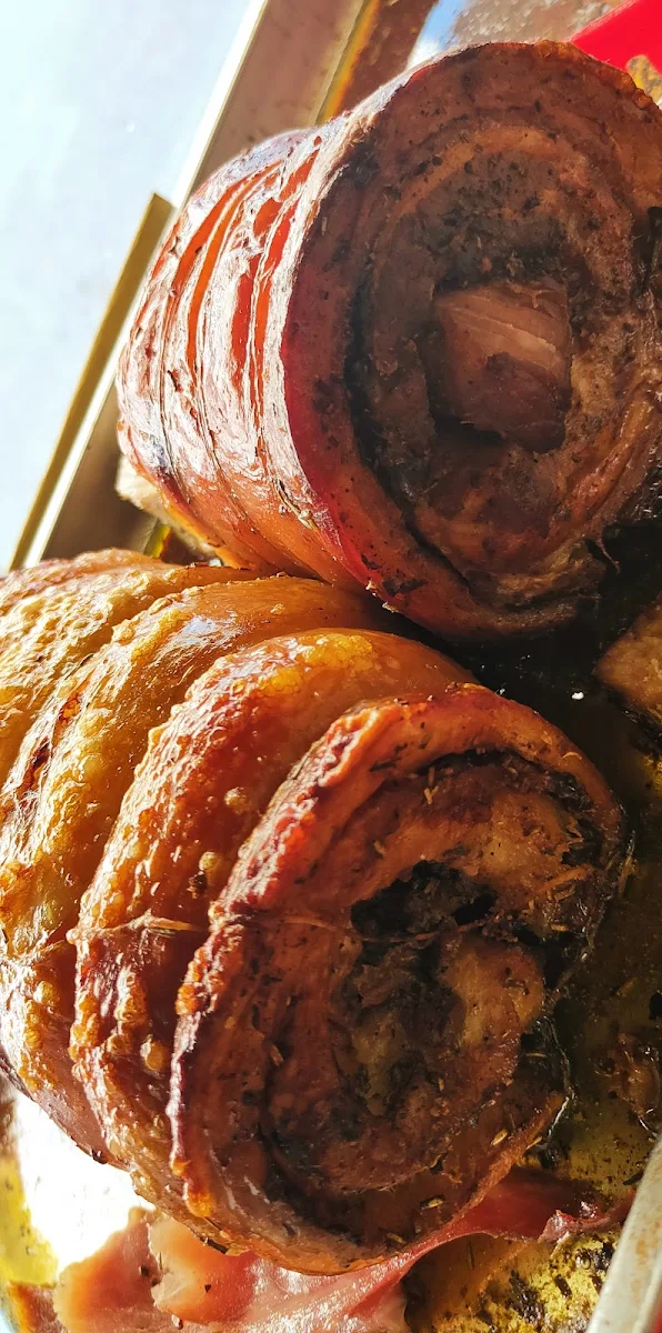 Selbstgemachte Porchetta