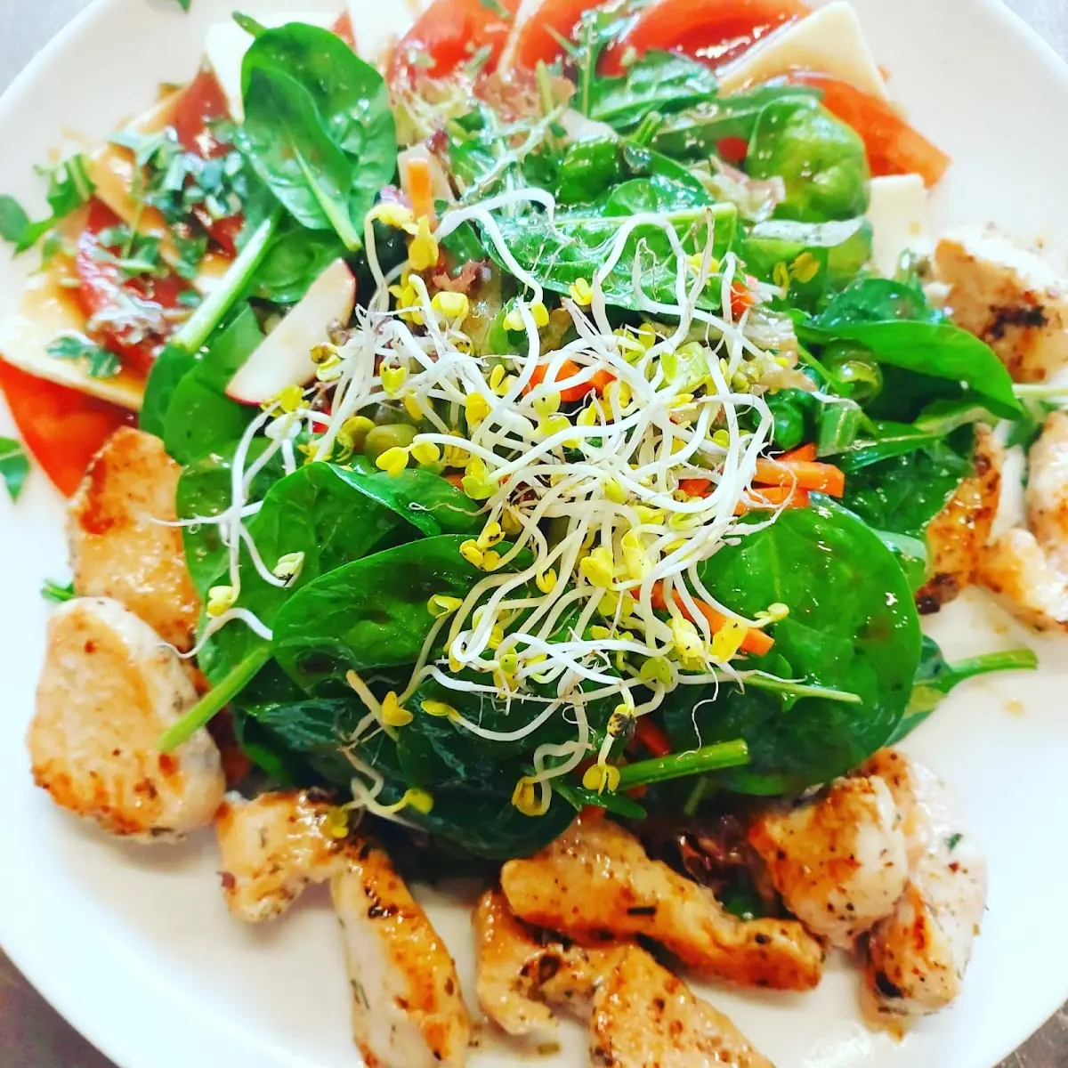 Salat Mit Hendl