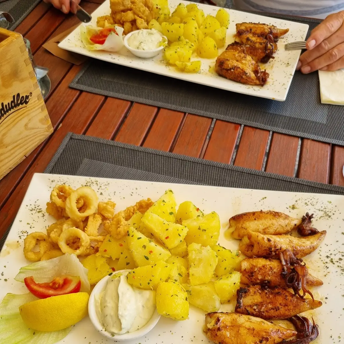 Gemischte Calamari