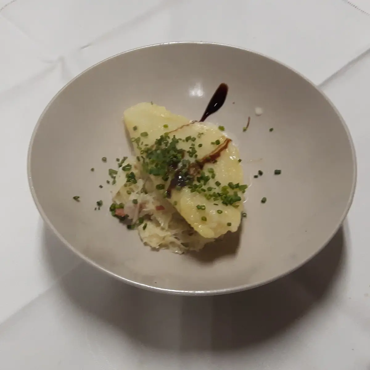 Erdapfeltascherl Mit Rahmkraut