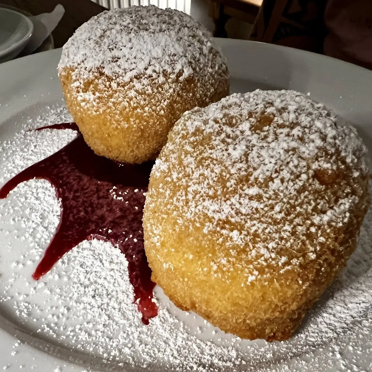 Gebackenes Eisknödel