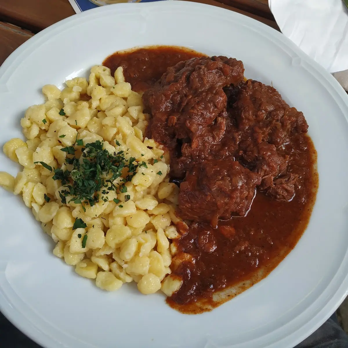 Gulash With Spätzle