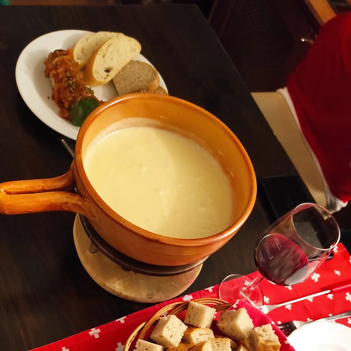 Klassisches Fondue Calvados Fondue