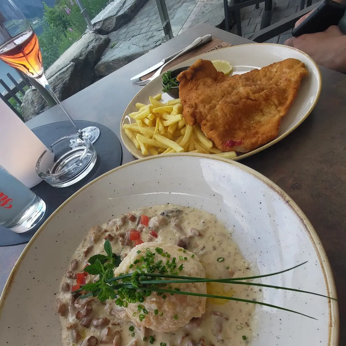 Eierschwammerl Mit Knödel