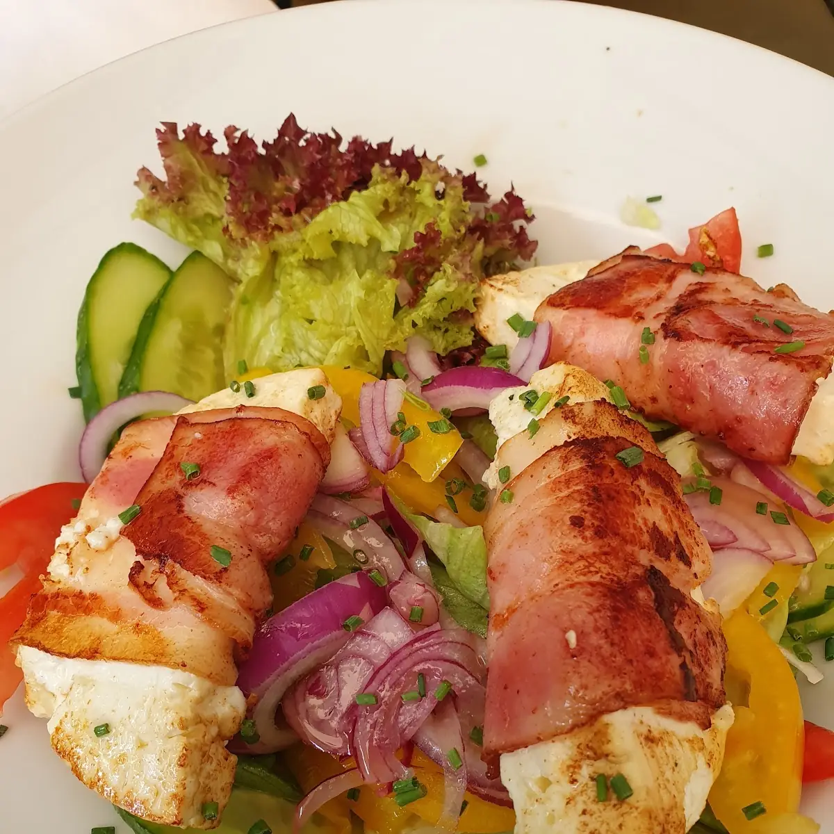 Gegrillte Schafkäse