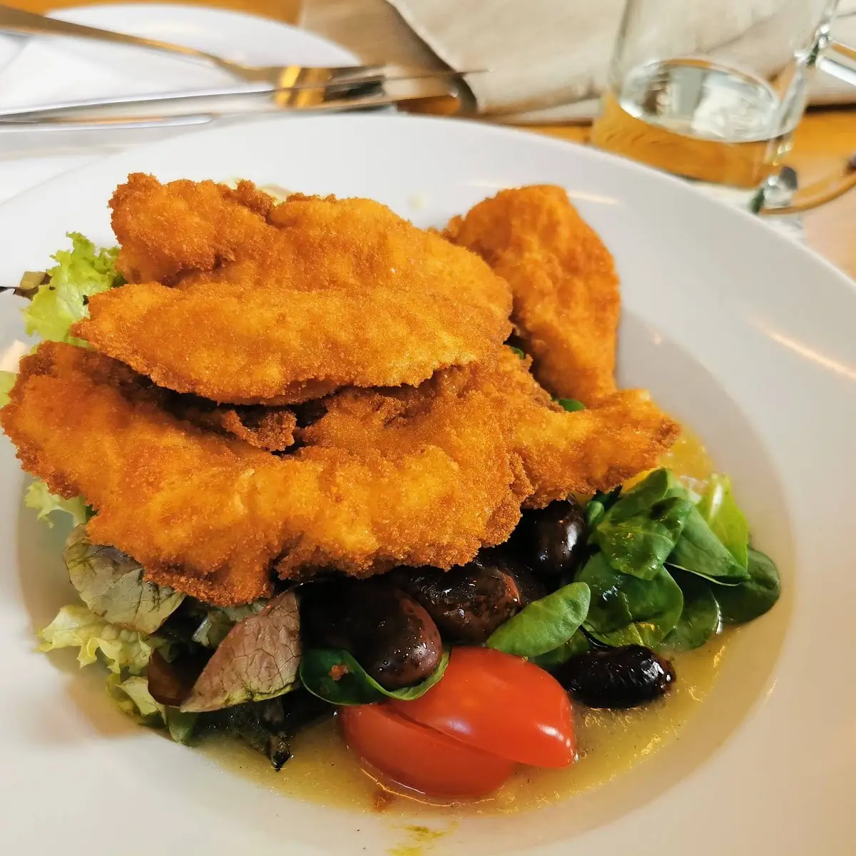 Backhendlsalat