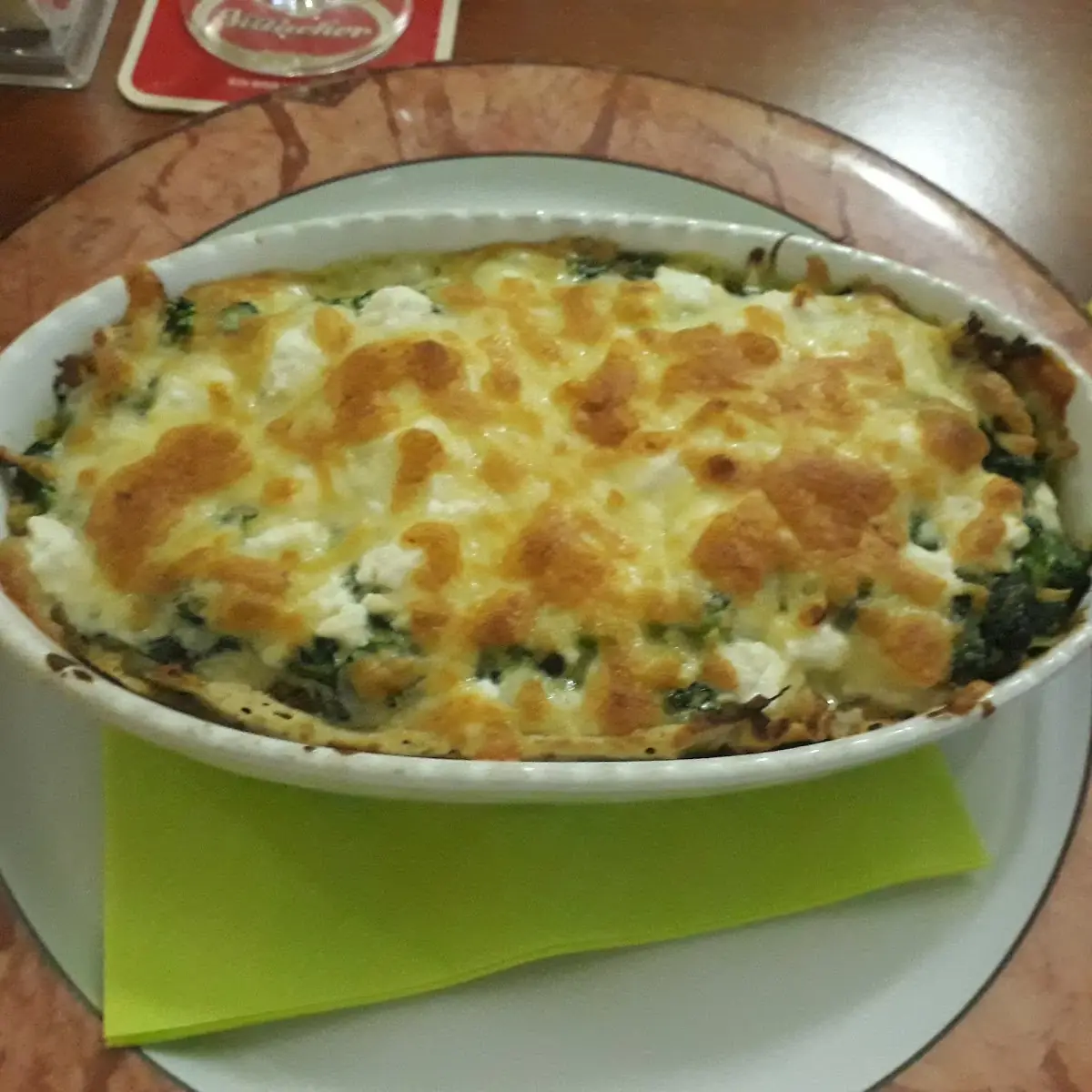 Crepes Mit Spinat Und Käse