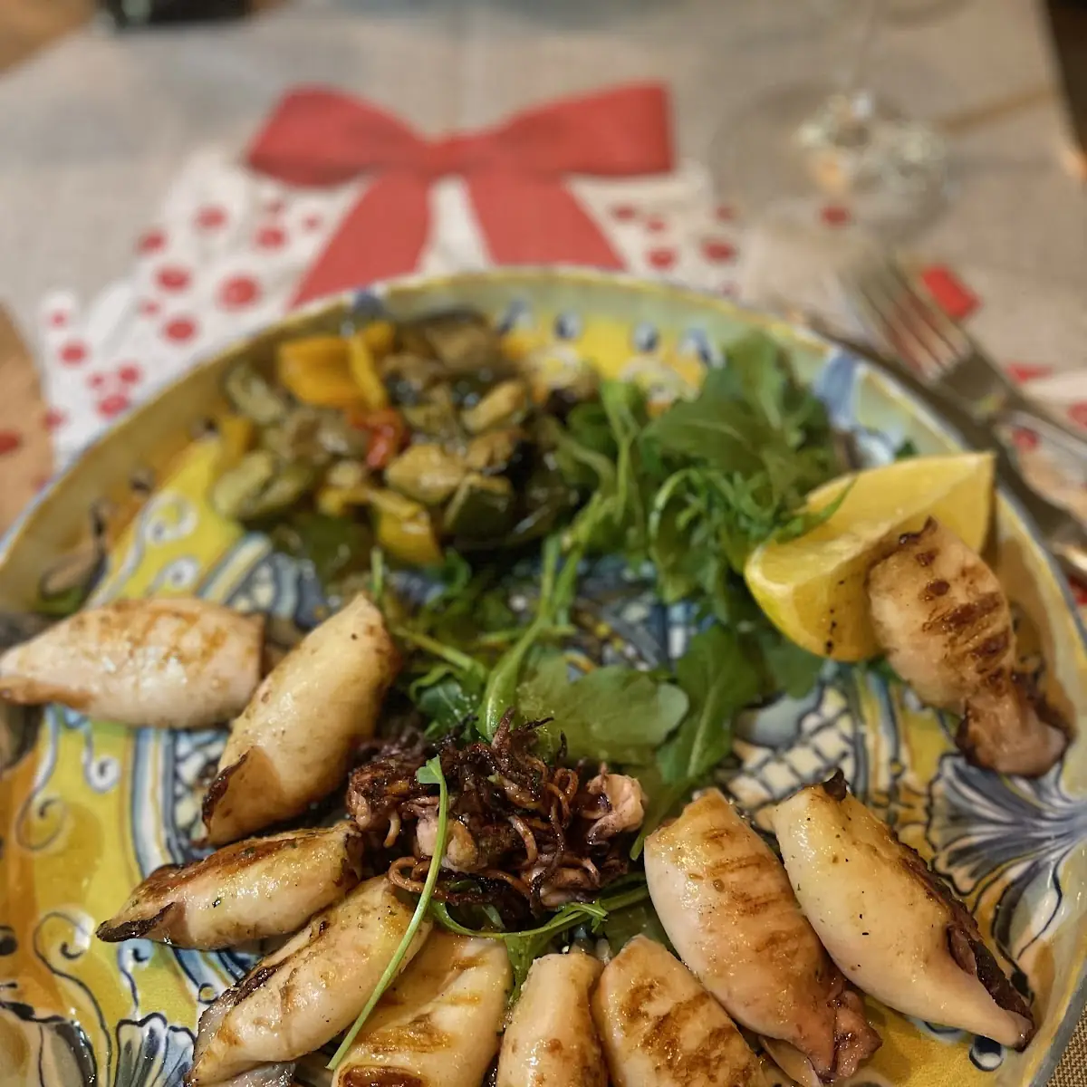 Gegrillte Calamari