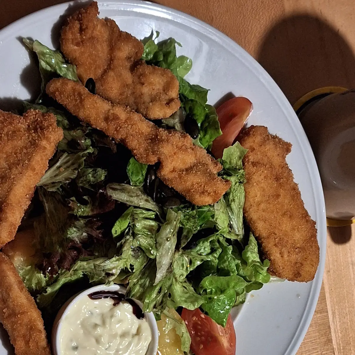 Backhendlsalat