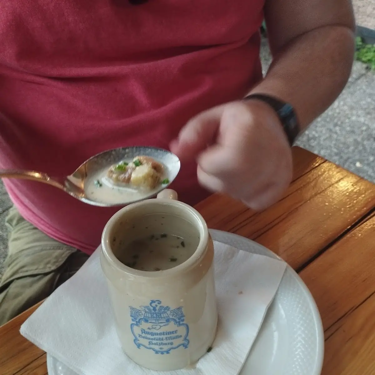 Bierschaumsuppe