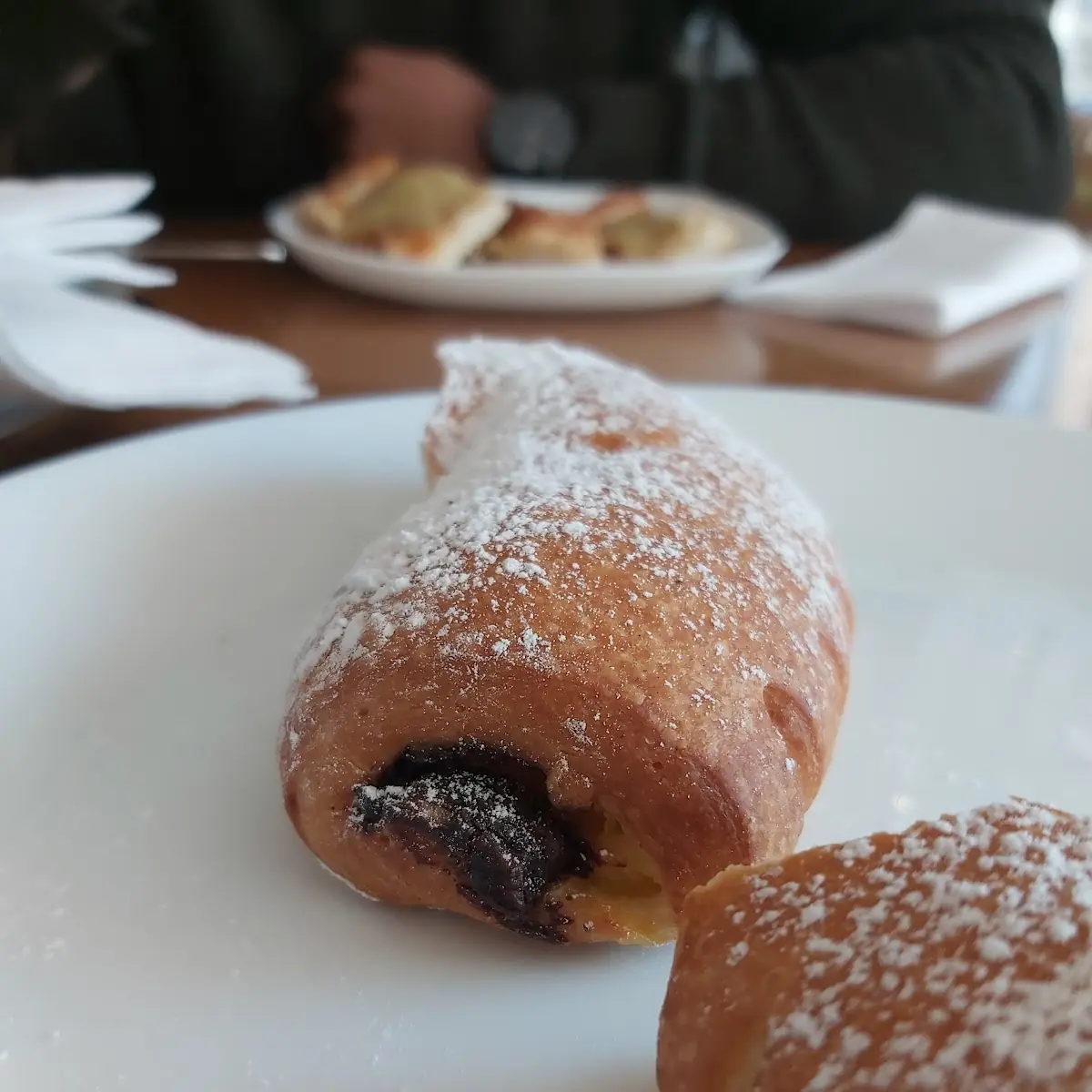 Croissant Mit Schokolade