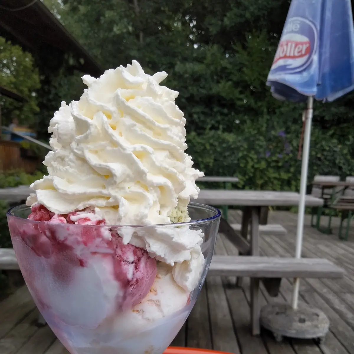 Gemischtes Eis Mit Schlag