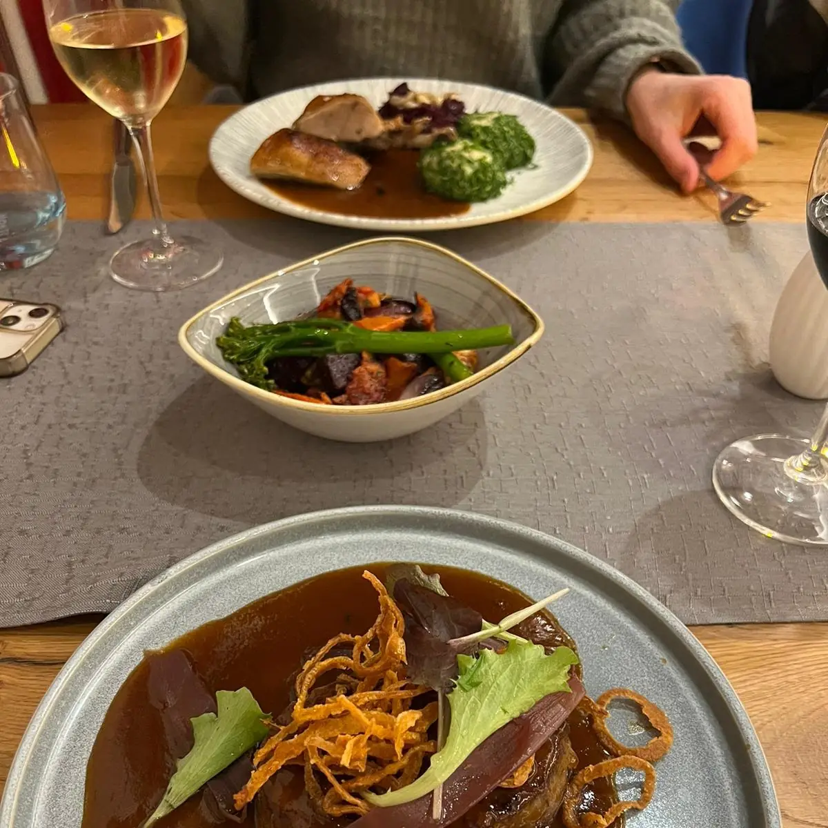 Zwiebelrostbraten Und Bauernente