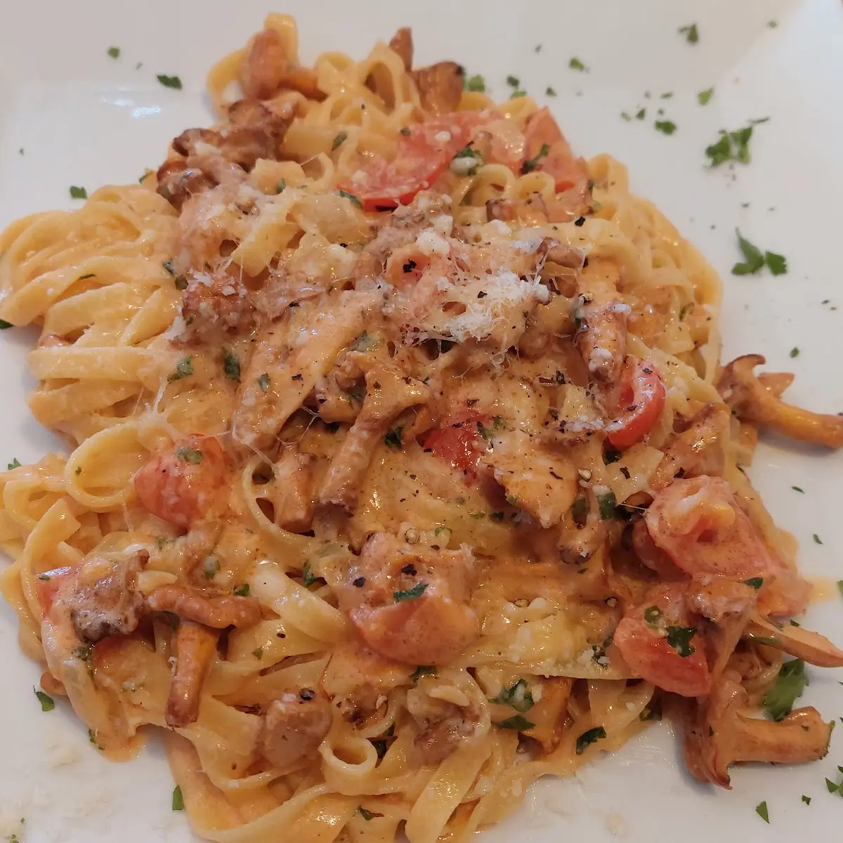 Tagliatelle Mit Eierschwammerl