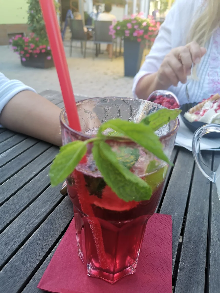 Himbeere-minze Limonade