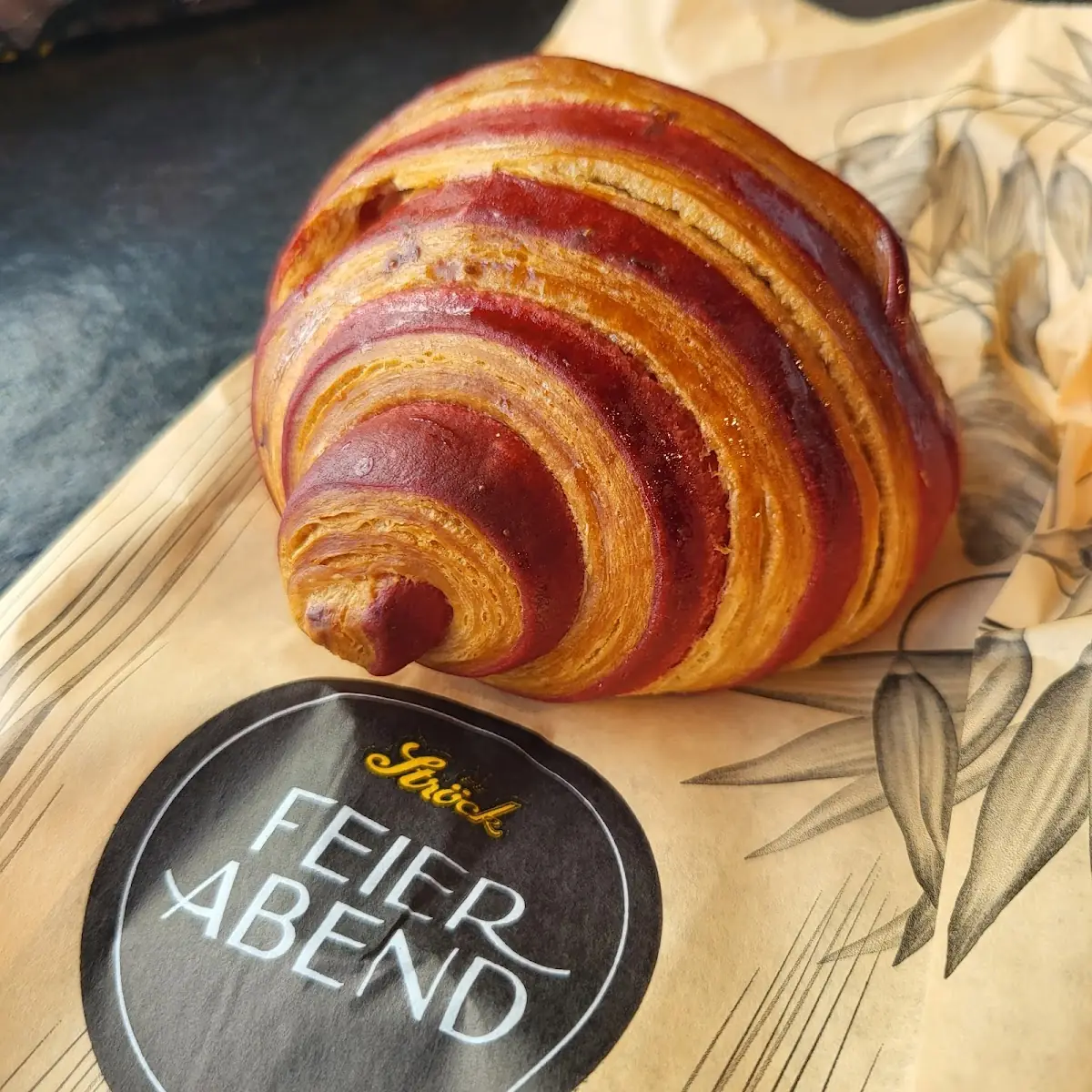 Raspberry Croissants