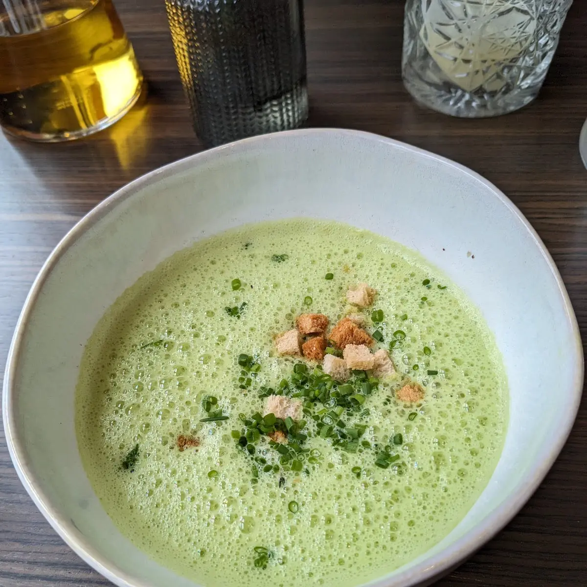 Bärlauchschaumsuppe