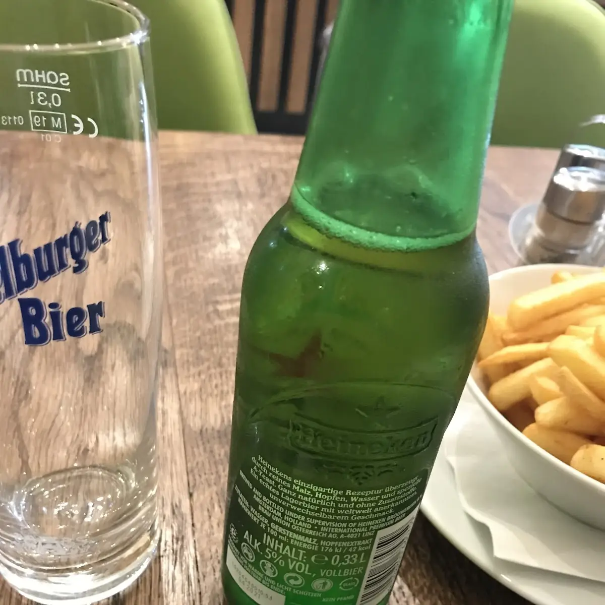 Heineken Bier Glasflasche 0 33l