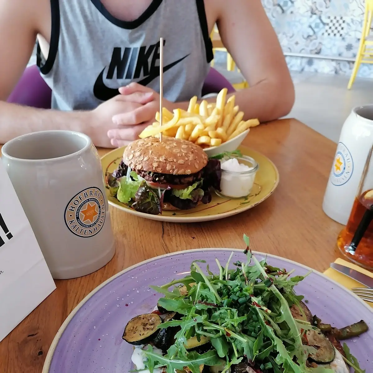 Veganer Kartoffelrösti Beyond Meat Burger