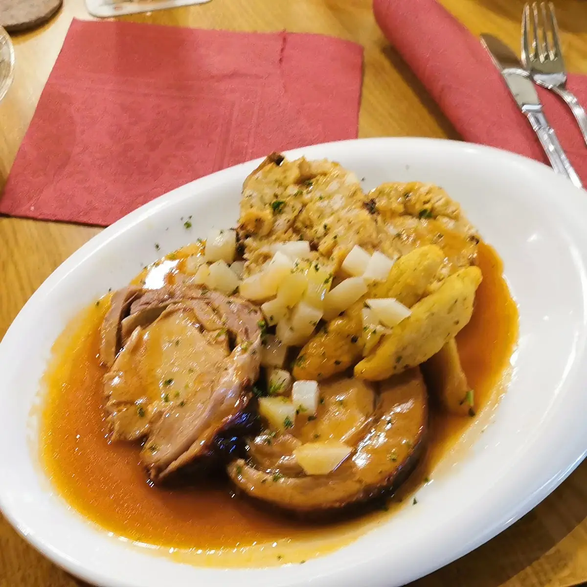 Kalbsrahmbraten