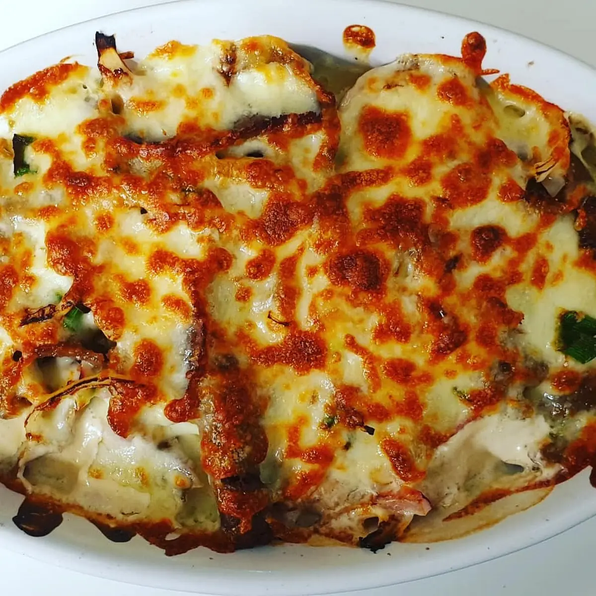 Kebab Käse Gratin