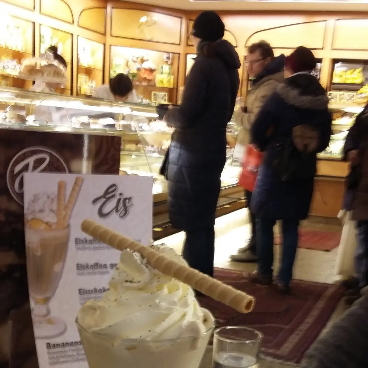 Eiskaffee Gerührt