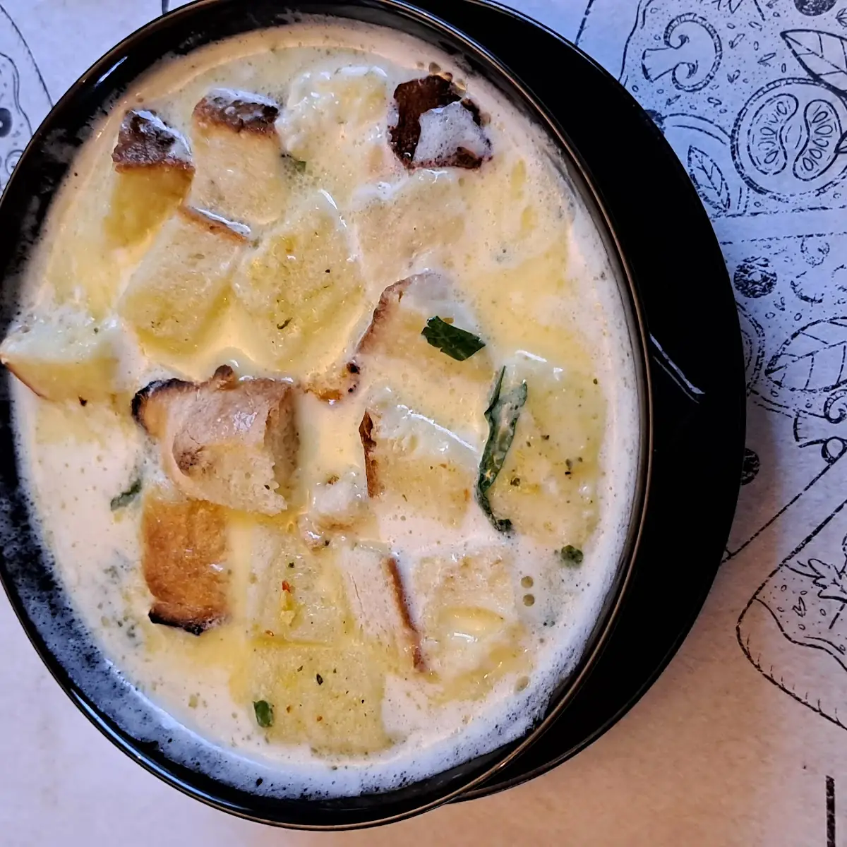 Knoblauchcremesuppe