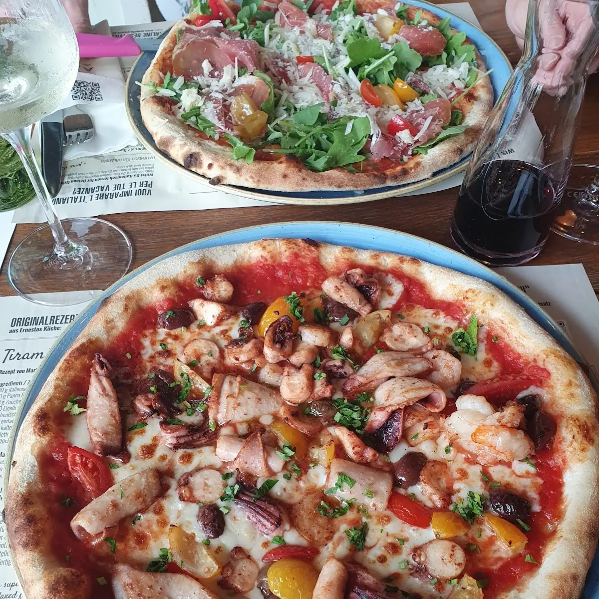 Pizza Mit Meeresfrüchte