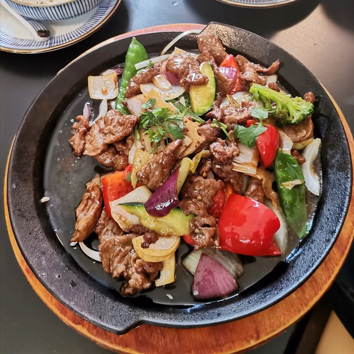 Rindfleisch Auf Gusseisen