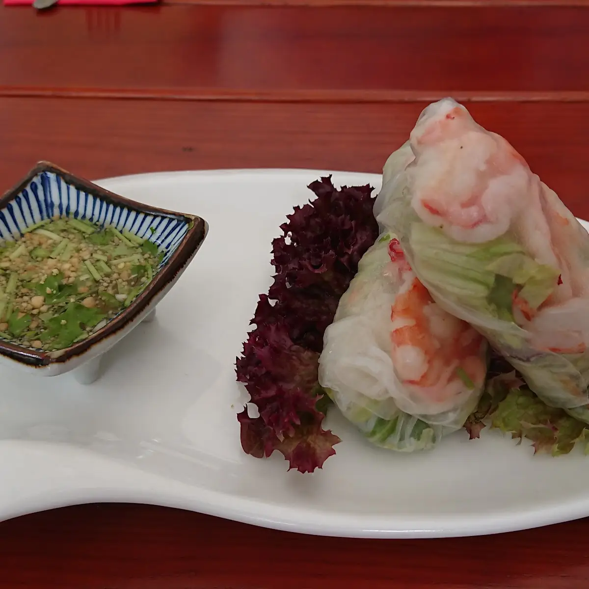 Summer Roll Mit Garnelen