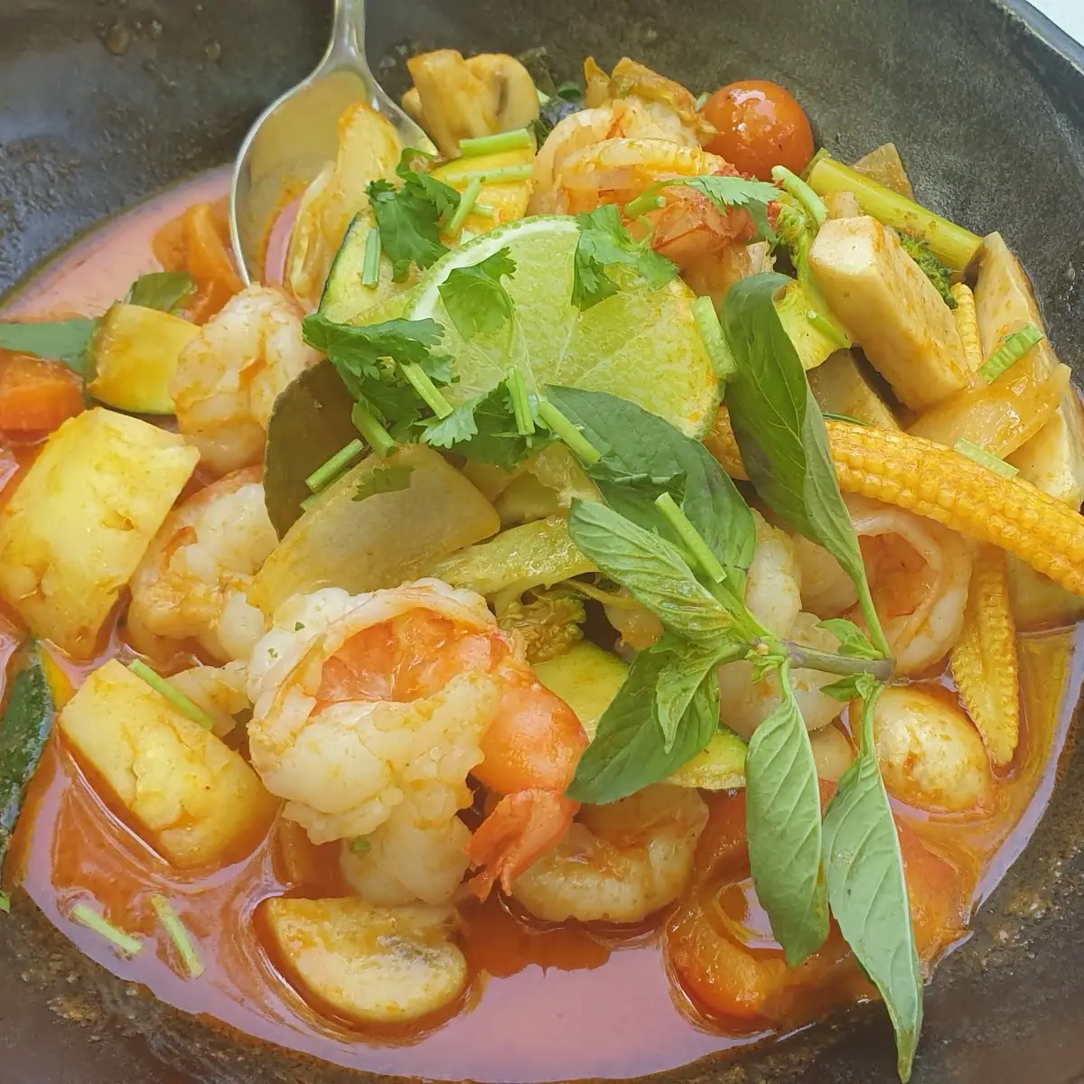 Thaicurry Garnelen