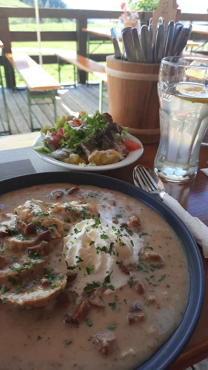 Eierschwammerl Mit Semmelknödel