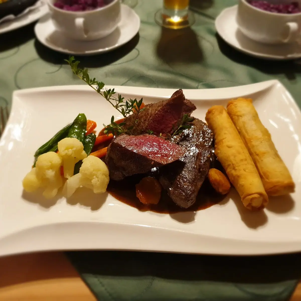 Hirschrückensteak
