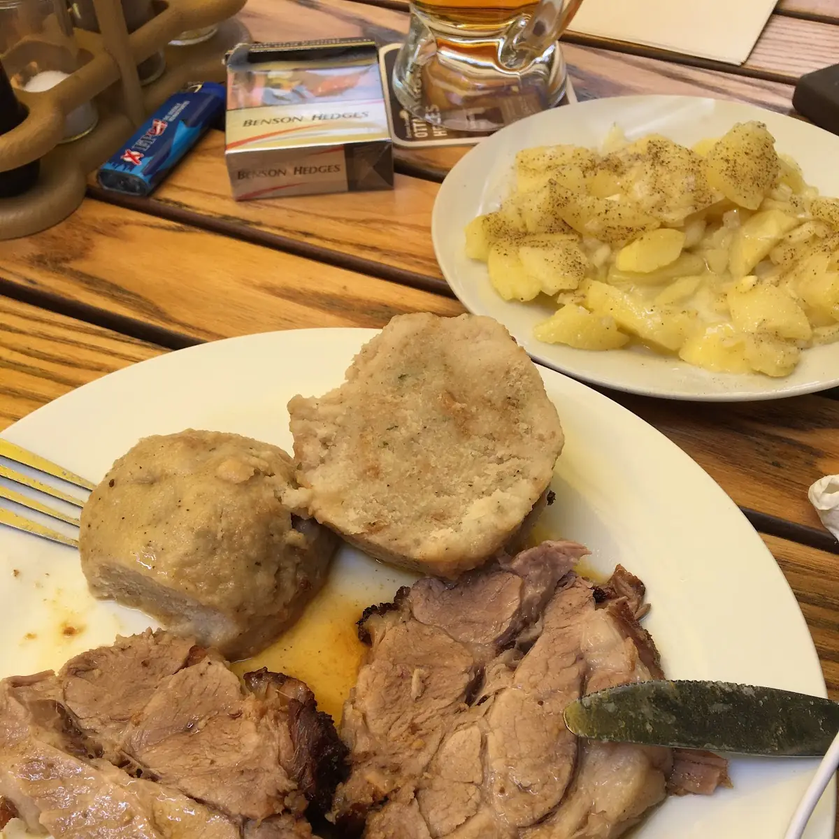 Schweinebraten Mit Semmelnknödel