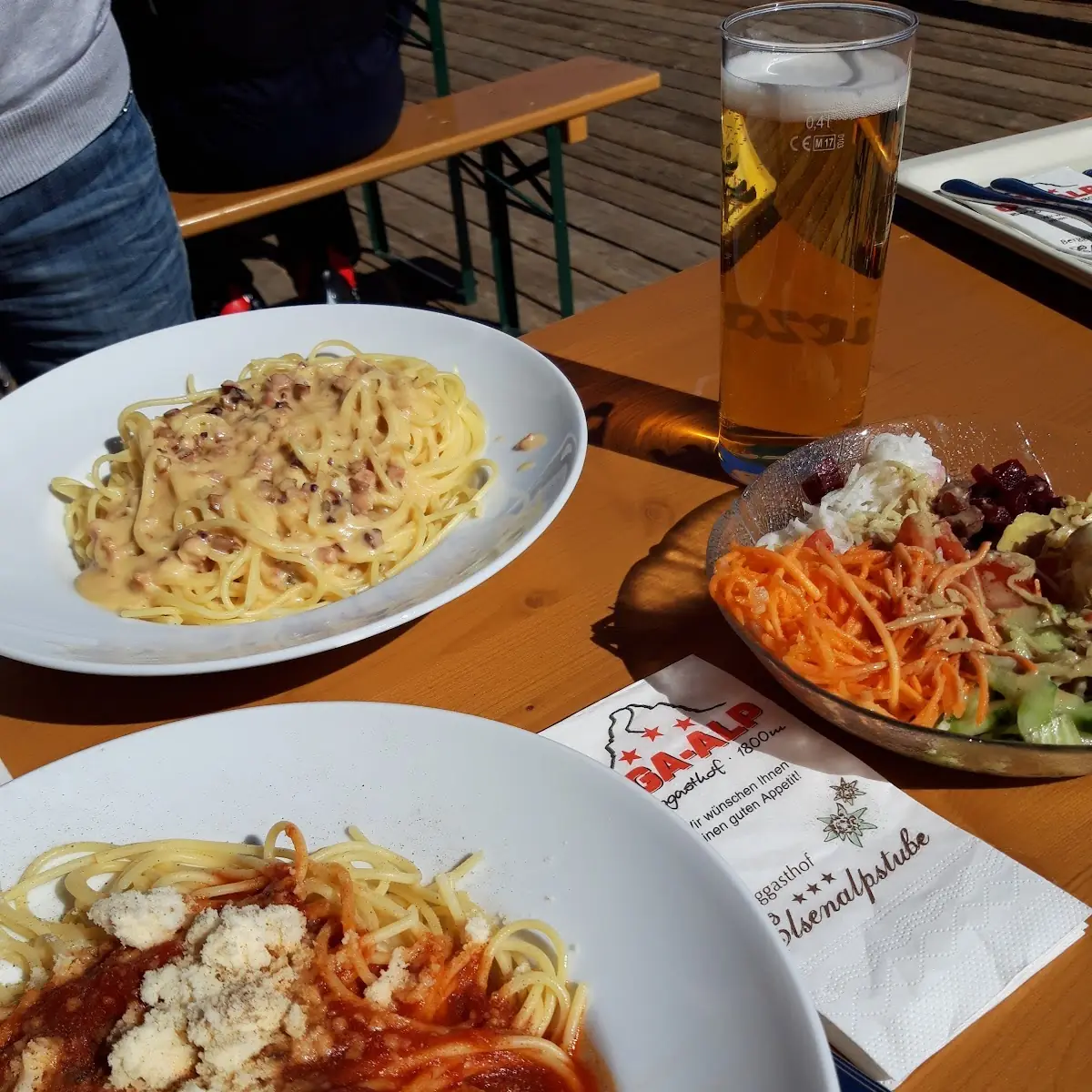 Spaghetti Carbonara Und Bolognese