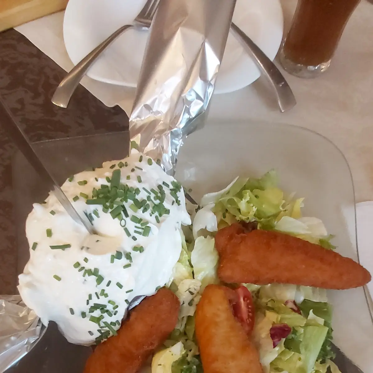 Ofenkartoffel Mit Huhn
