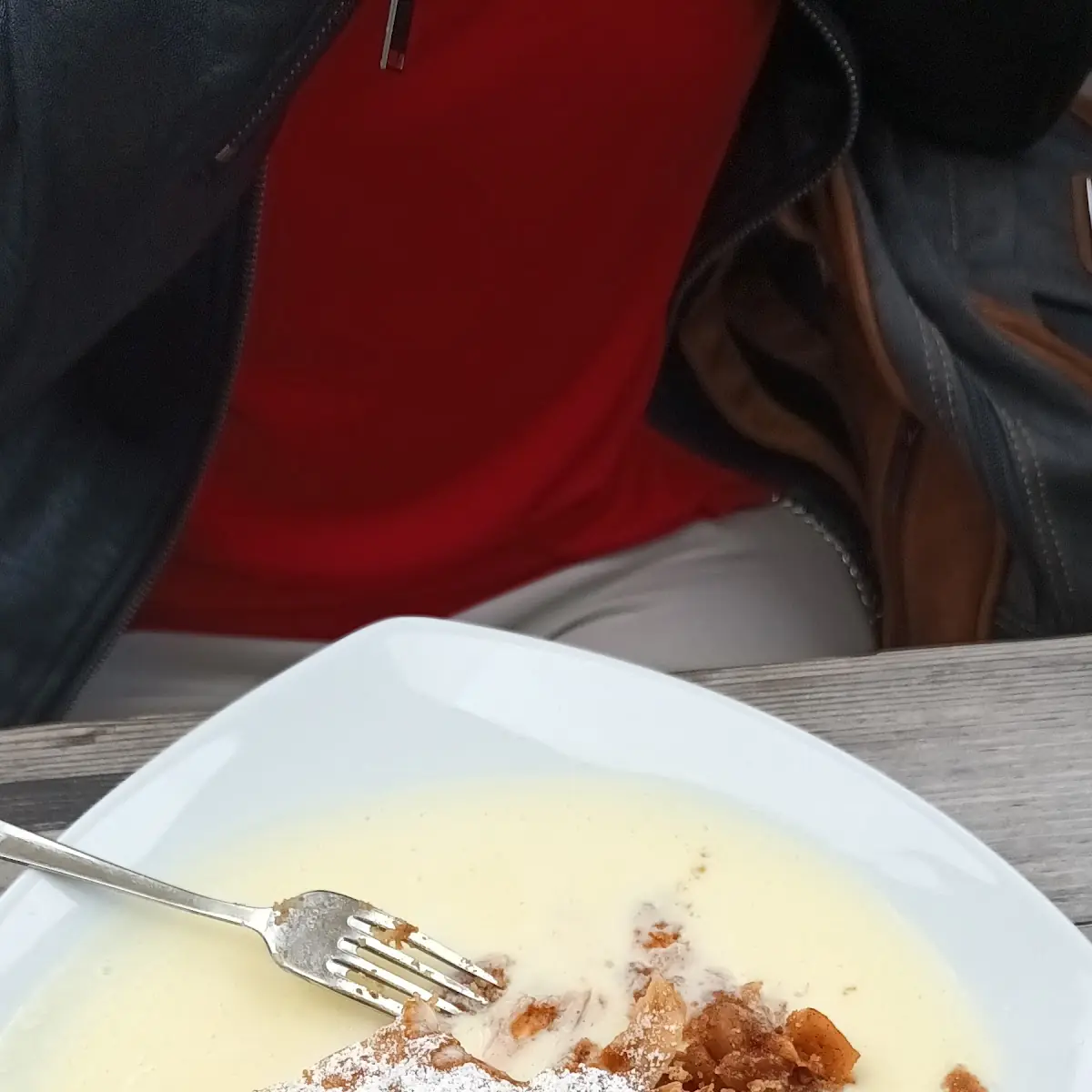 Apfelstrudel Vanillesauce