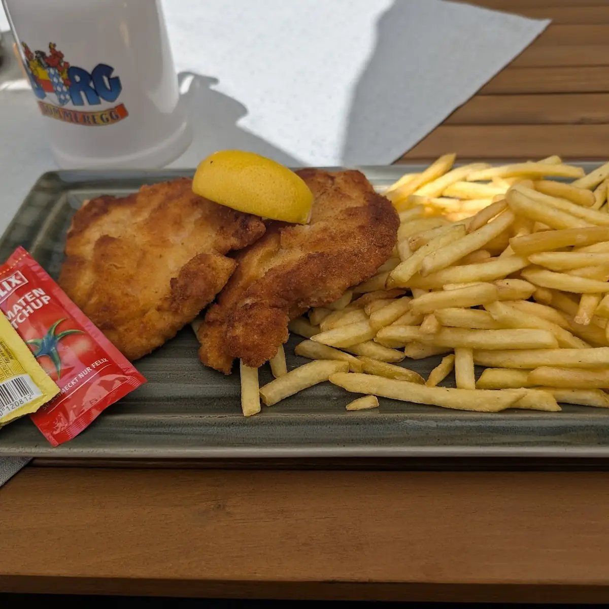 Schnitzel Mit Pommes
