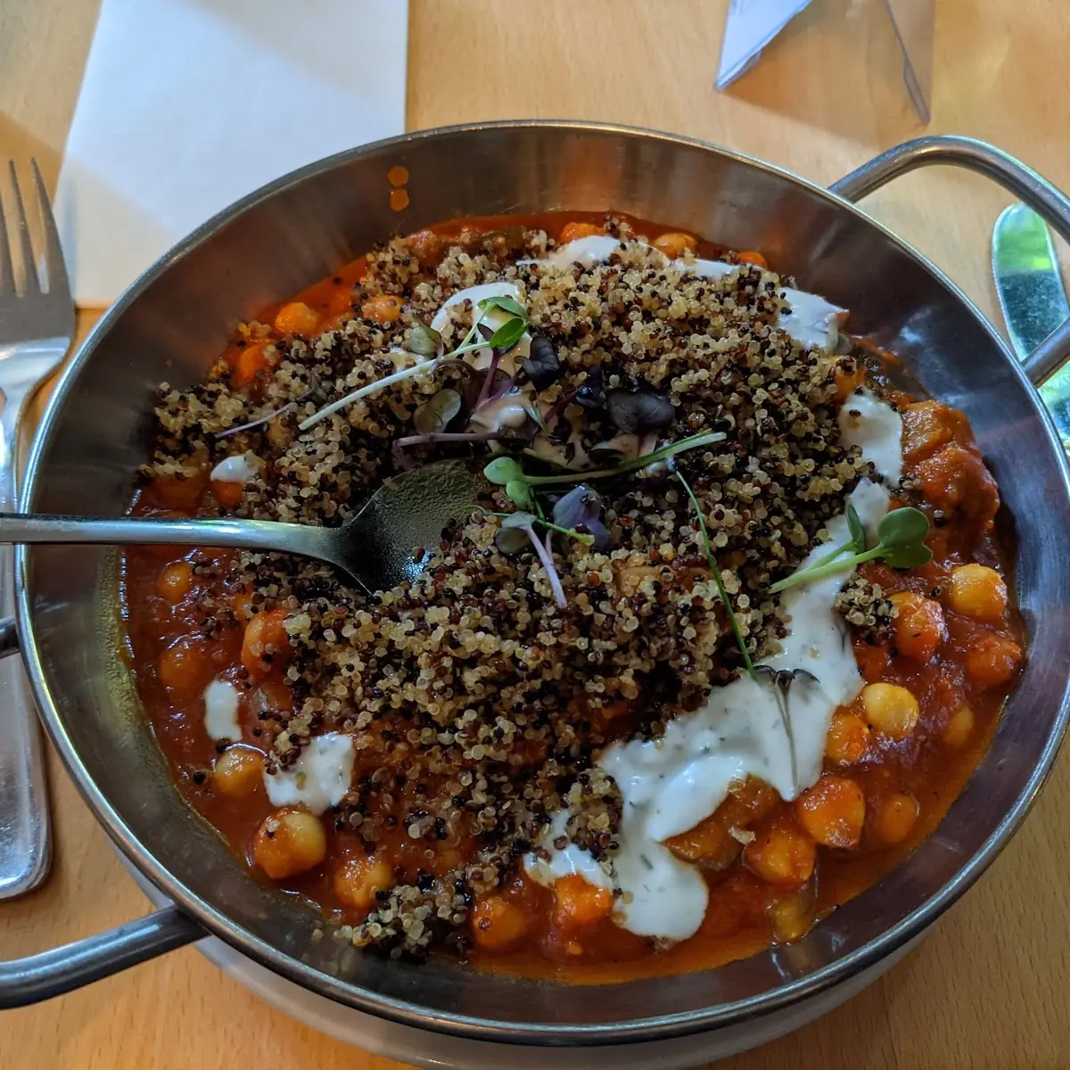 Marokkanische Kicherebsen Tajine